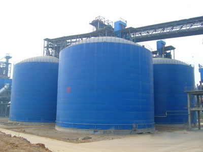 雨城水泥钢板库改造