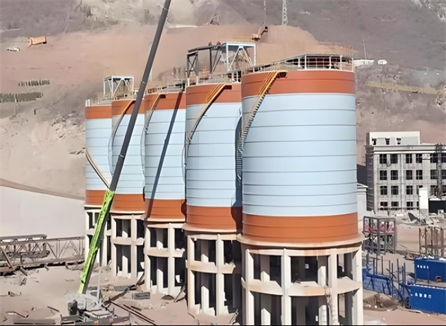 雨城高架钢板仓